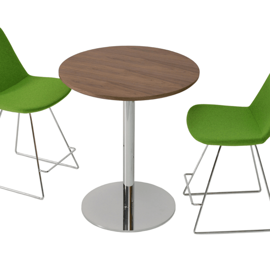 Round Wood Top Tango Bar Table - Your Bar Stools Canada