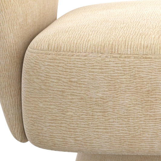 Santo Cream Velvet Swivel Chair - Your Bar Stools Canada