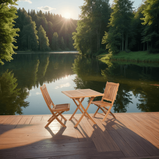 Square Teak Outdoor Dining Table Pamela - Your Bar Stools Canada
