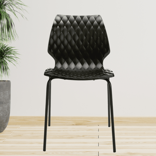 Stackable Outdoor Chairs Canada Uni Chair Anthracite - Your Bar Stools Canada