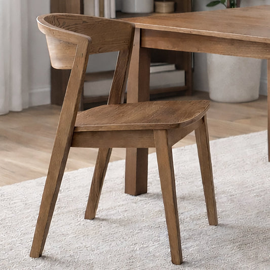 Walnut Dining Chairs Set of 2 | Nicco Mid - Century Wood Chairs - Your Bar Stools Canada