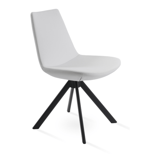 White Swivel Chair | Eiffel Sword - Your Bar Stools Canada