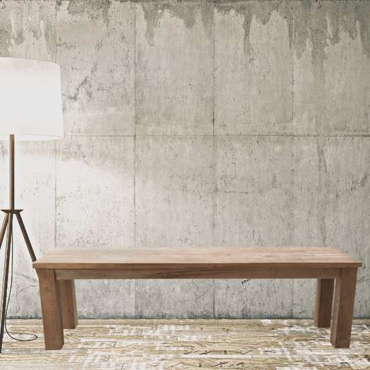 Outdoor Wooden Bench Nardo Teak - Your Bar Stools Canada