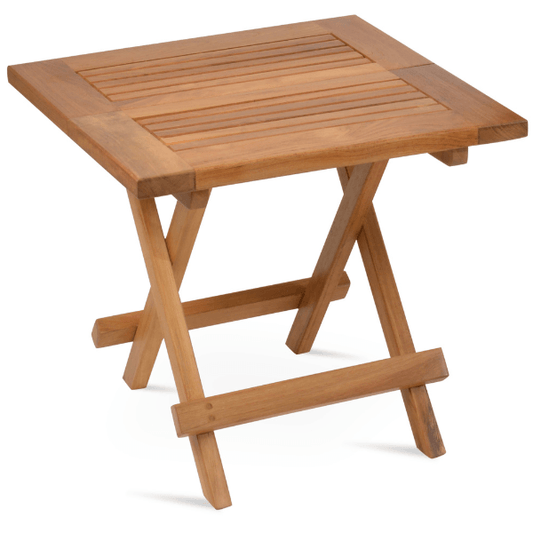 Teak Outdoor Side Table Square Paramount - Your Bar Stools Canada