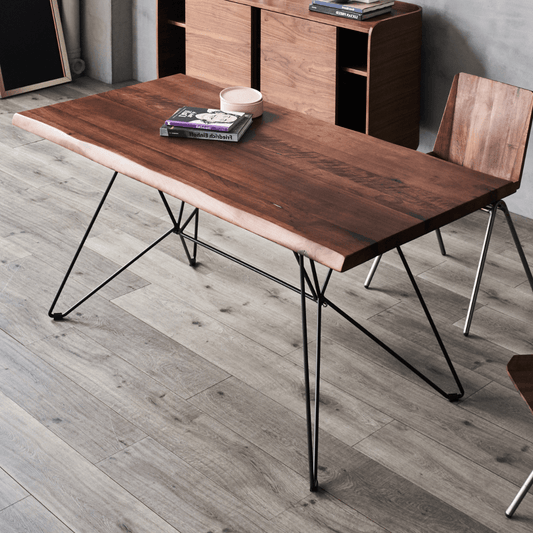 Live Edge Dining Table Billiani Rustic Table - Your Bar Stools Canada