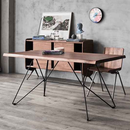 Live Edge Dining Table Billiani Rustic Table - Your Bar Stools Canada