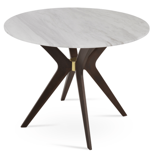 Round Table Pavilion Marble Table Top - Your Bar Stools Canada