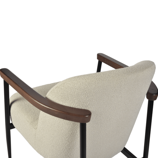 Boucle Small Accent Chair Bloomy - Your Bar Stools Canada