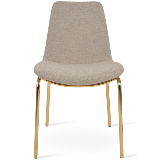 Cream Chair with Gold Legs Eiffel - Your Bar Stools Canada