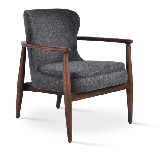 Grey Wooden Armchair Bonaldo - Your Bar Stools Canada