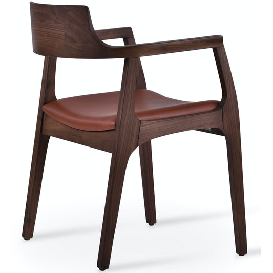 Adelaide Armchair Dining Chair in Cinnamon - Your Bar Stools Canada