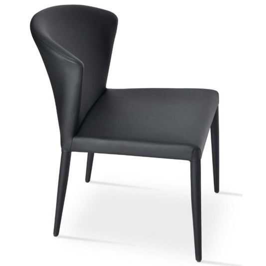 Capri Black Restaurant Chairs Stacking Chairs - Your Bar Stools Canada