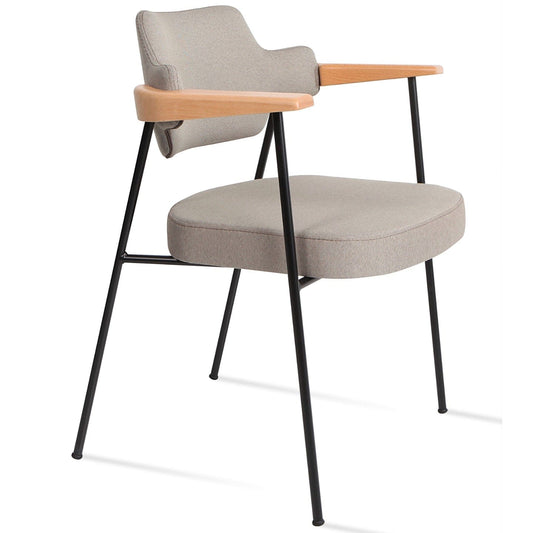 Metal Dining Chairs Palu Beige - Your Bar Stools Canada