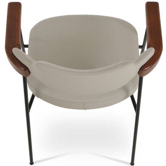 Dining Chairs with Metal Legs Palu Grey - Your Bar Stools Canada