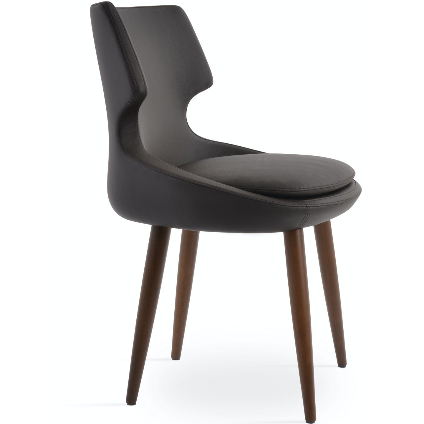 Leather Dining Chairs Patara Wood Brown -YourBarStoolsCanada