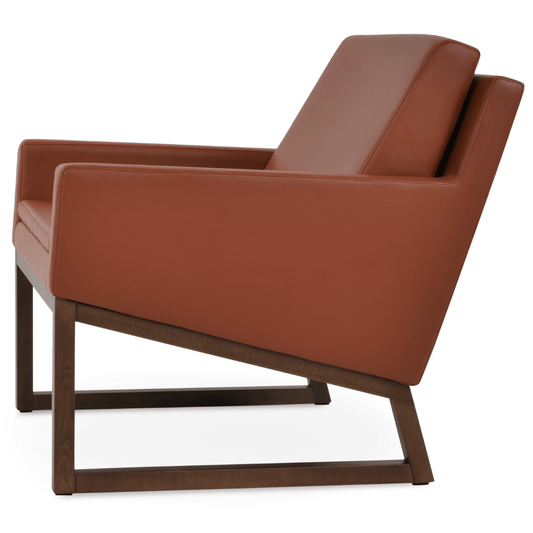 Leather Armchair Nova Lounge Chair - Your Bar Stools Canada