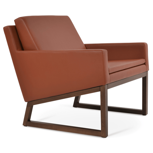 Leather Armchair Nova Lounge Chair - Your Bar Stools Canada