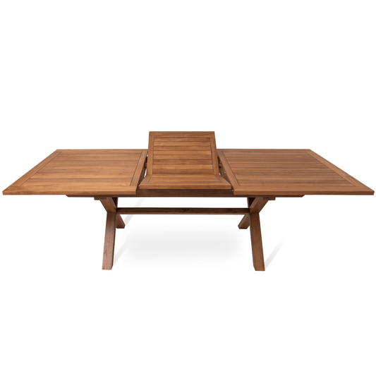 Extendable Teak Outdoor Dining Table Kleopatra - Your Bar Stools Canada