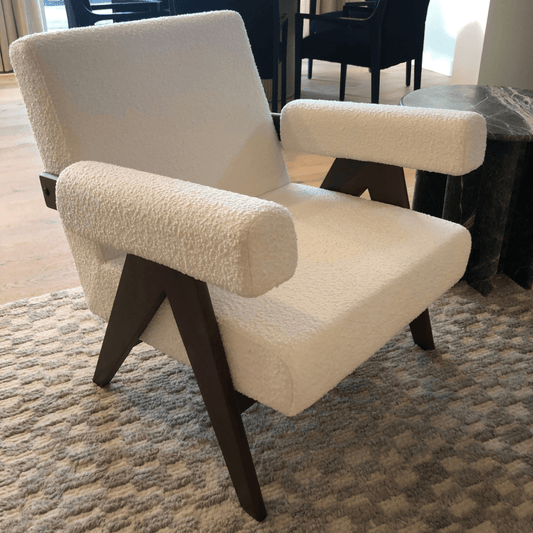 Pierre J Boucle Soft Lounge Chair - Your Bar Stools Canada