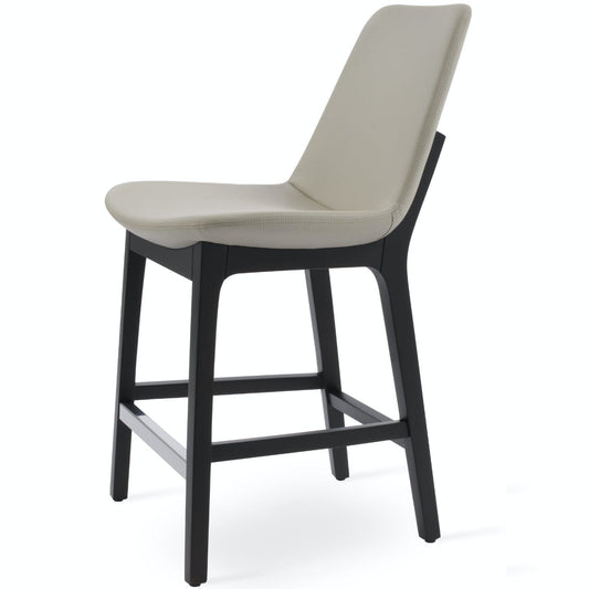 Eiffel Wood Counter Top Stools Light Grey - Your Bar Stools Canada