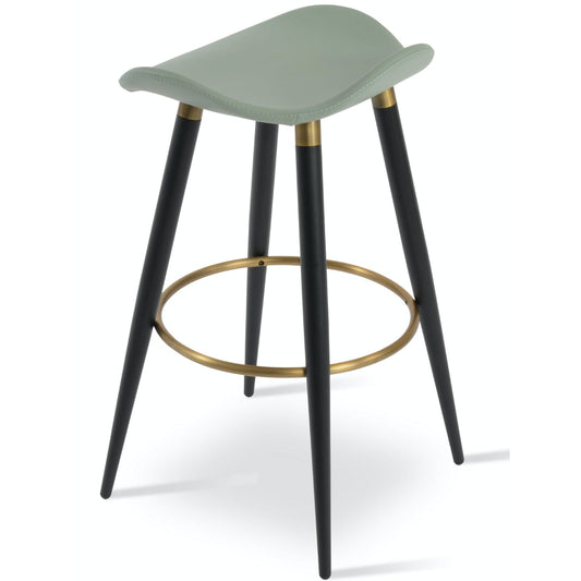 Falcon Ana Black Metal Counter Top Stools Mint - Your Bar Stools Canada