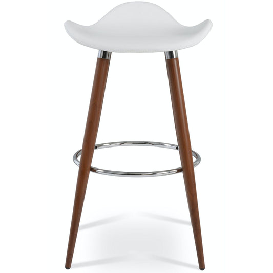 Falcon Ana Backless Metal Counter Top Stools White - Your Bar Stools Canada