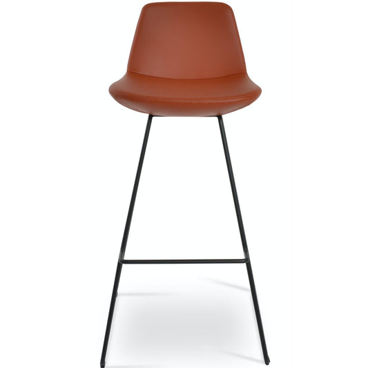 Pera Black Wire Counter Top Stools Brick - Your Bar Stools Canada
