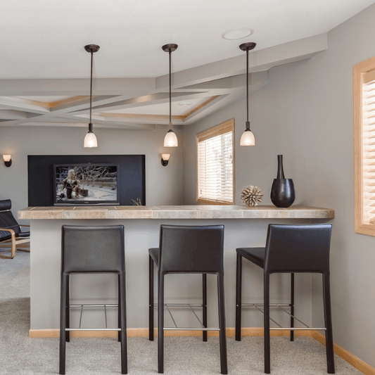 Tiffany Leather Counter Top Stools Brown - Your Bar Stools Canada