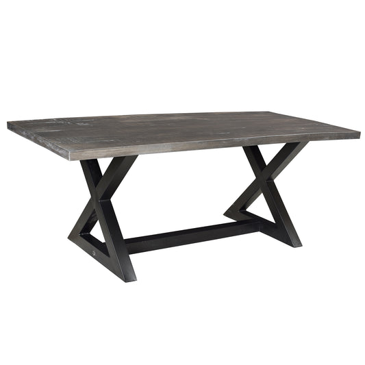 Square Dining Table Zax Grey Wood - Your Bar Stools Canada