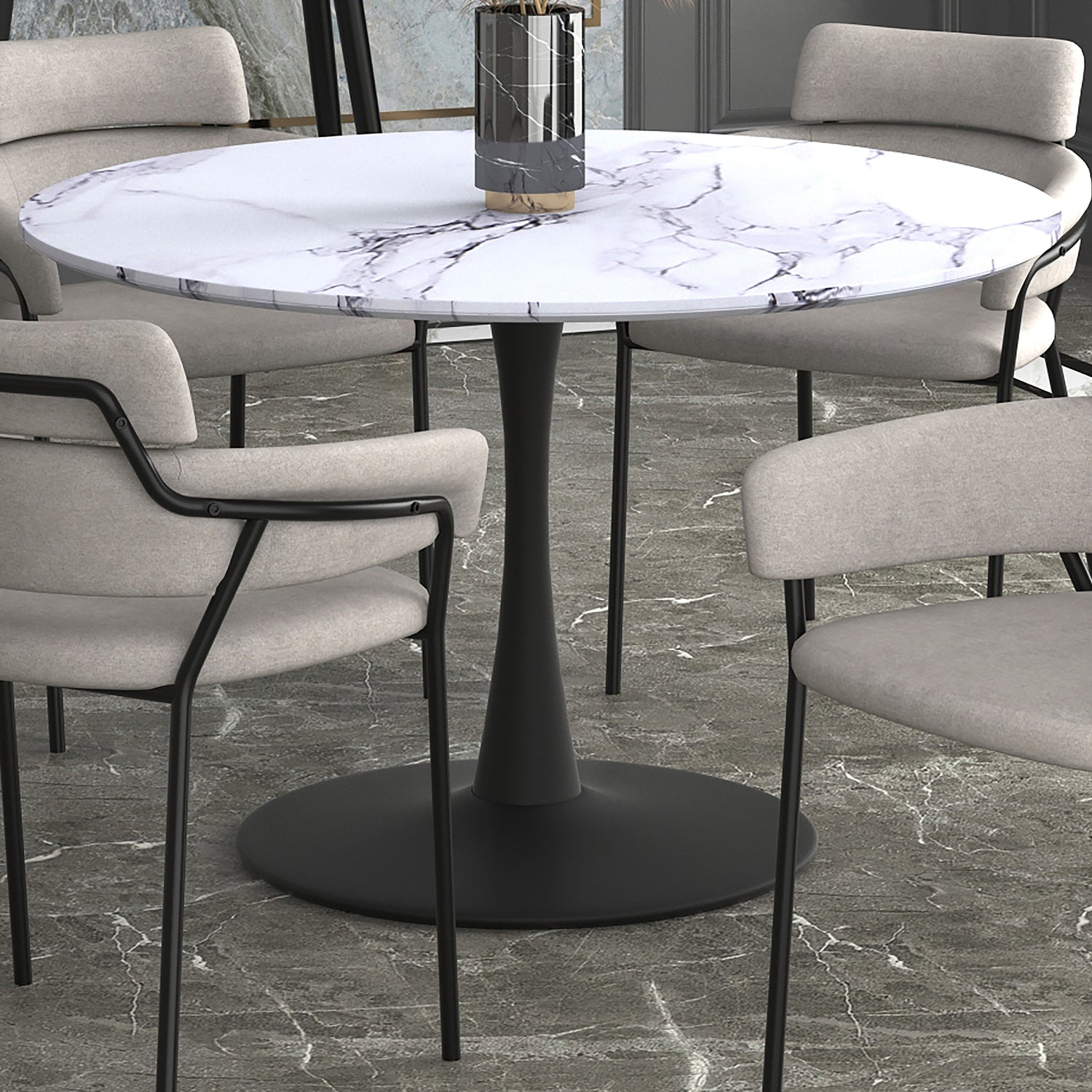 Small Round Dining Table