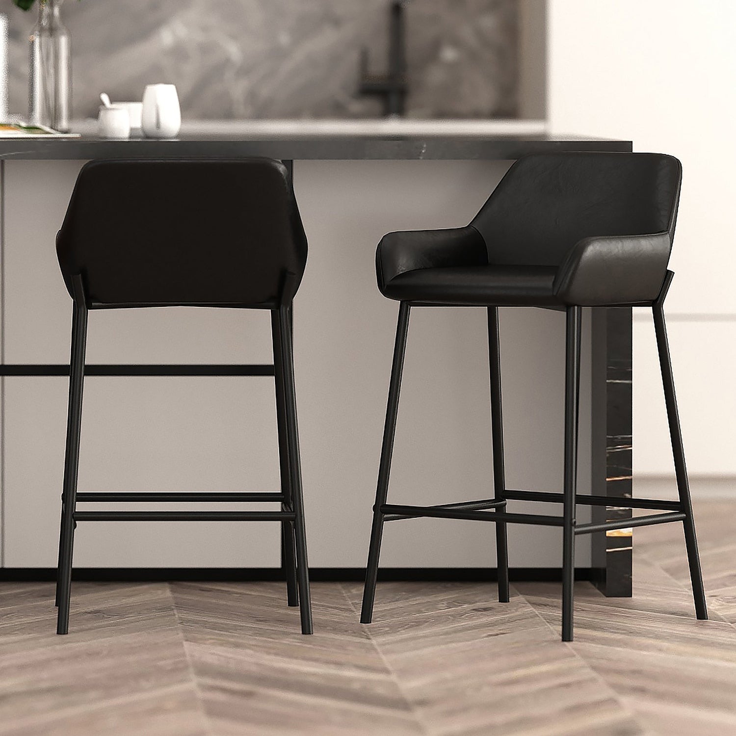 Leather Bar Stools