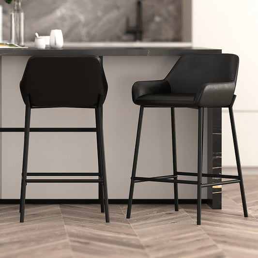 26 inch Bar Stools | Sets of 2 | Baily Black - Your Bar Stools Canada