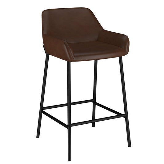 26" Counter Stool | Set of 2 | Baily Brown and Black - Your Bar Stools Canada