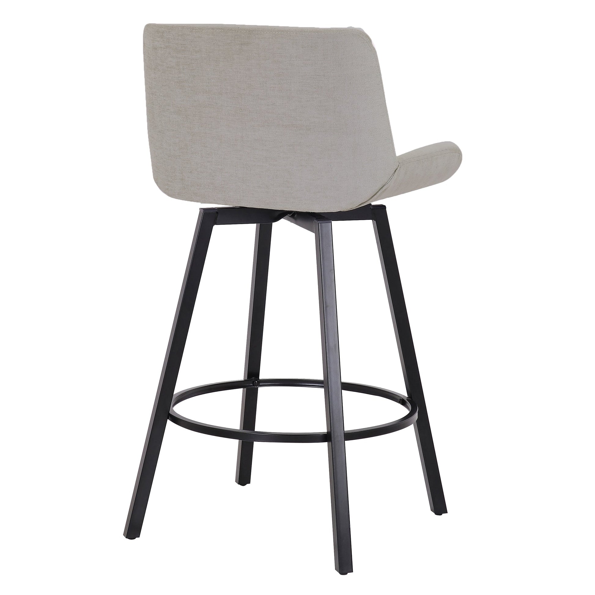 26" Counter Stool | Set of 2 | Fern Grey and Black - Your Bar Stools Canada