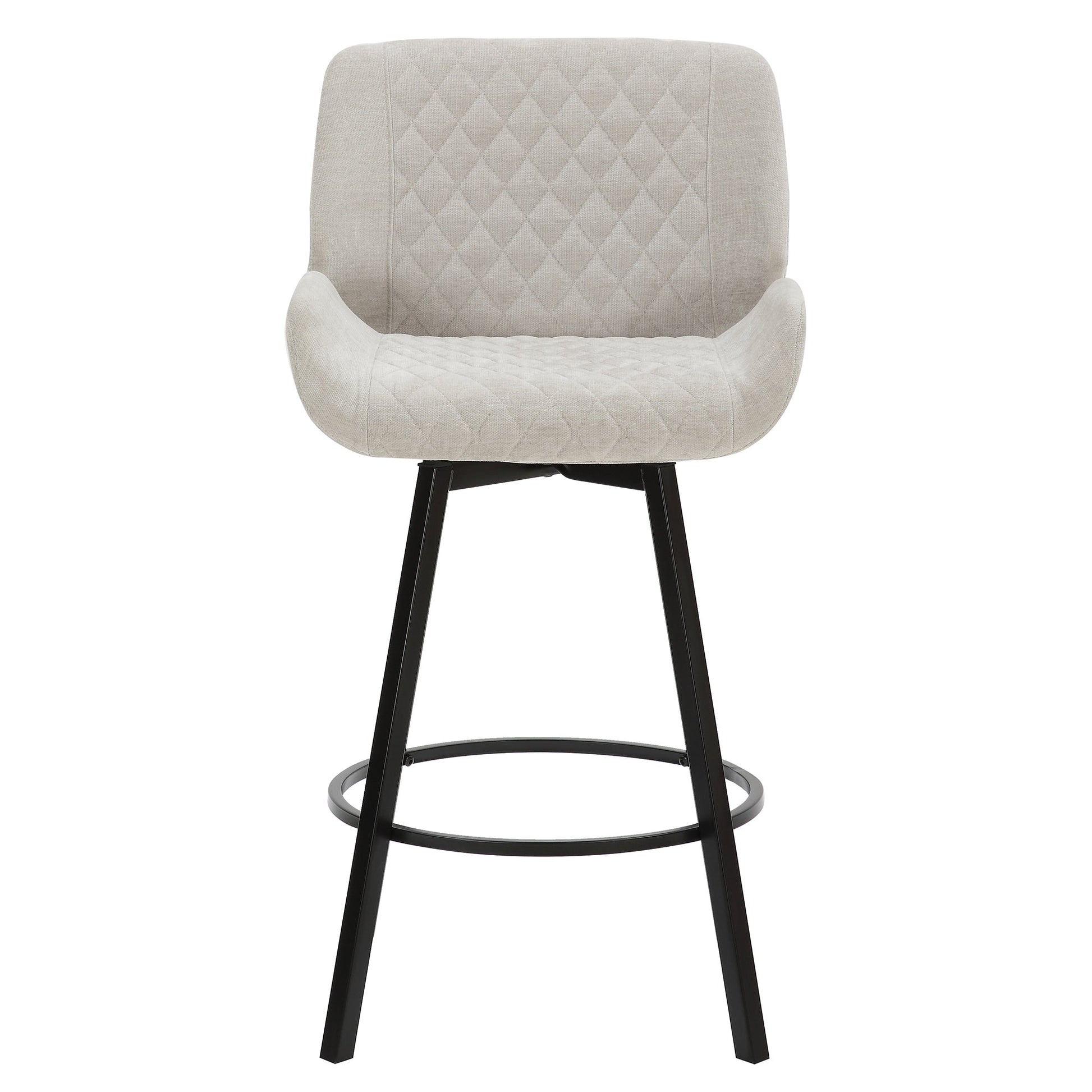 26 inch Bar Stools | Sets of 2 | Fraser Grey and Black - Your Bar Stools Canada