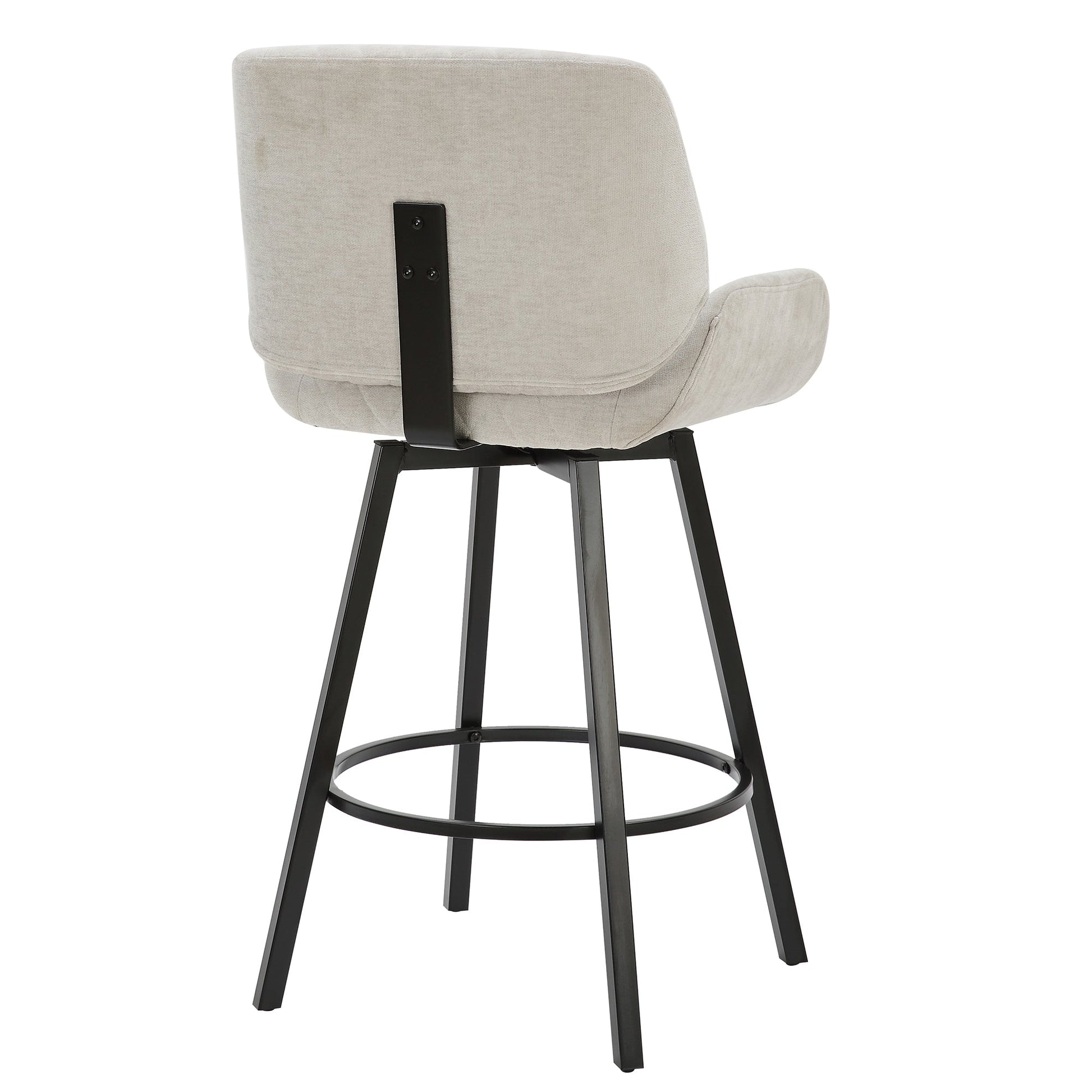26" Counter Stool | Set of 2 | Fraser Grey and Black - Your Bar Stools Canada