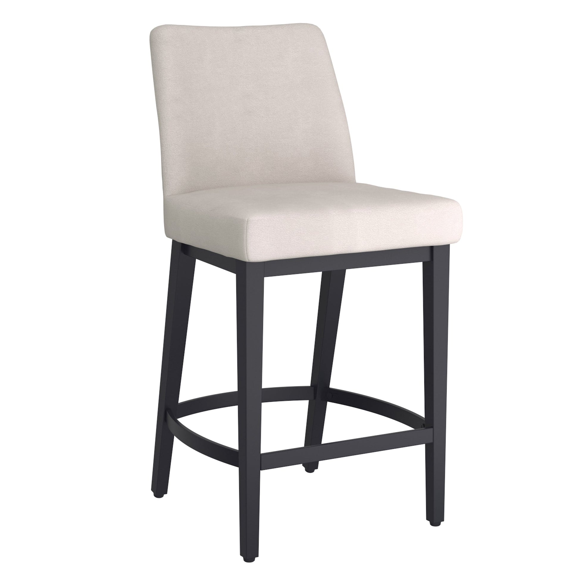 26" Counter Stool | Set of 2 | Jace Cream and Black - Your Bar Stools Canada