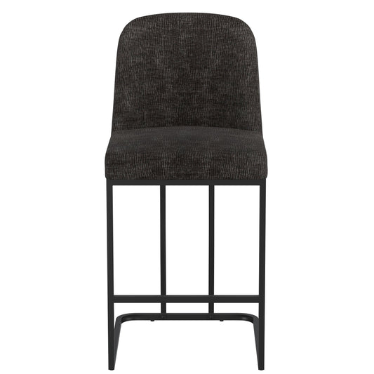 26 inch Bar Stools | Set of 2 | Dario Charcoal - Your Bar Stools Canada