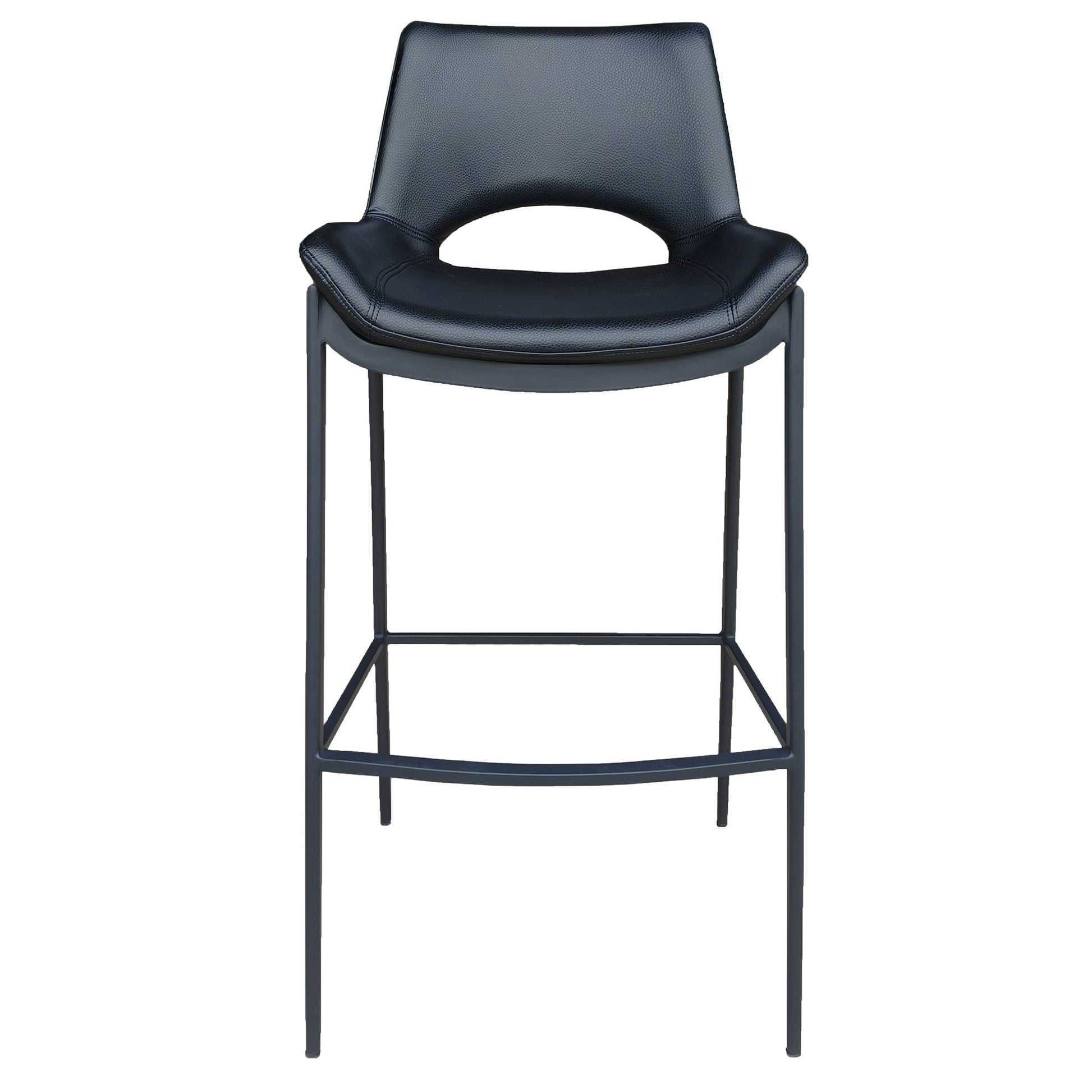 30 Inch Black Metal Bar Stools Icona - Your Bar Stools Canada