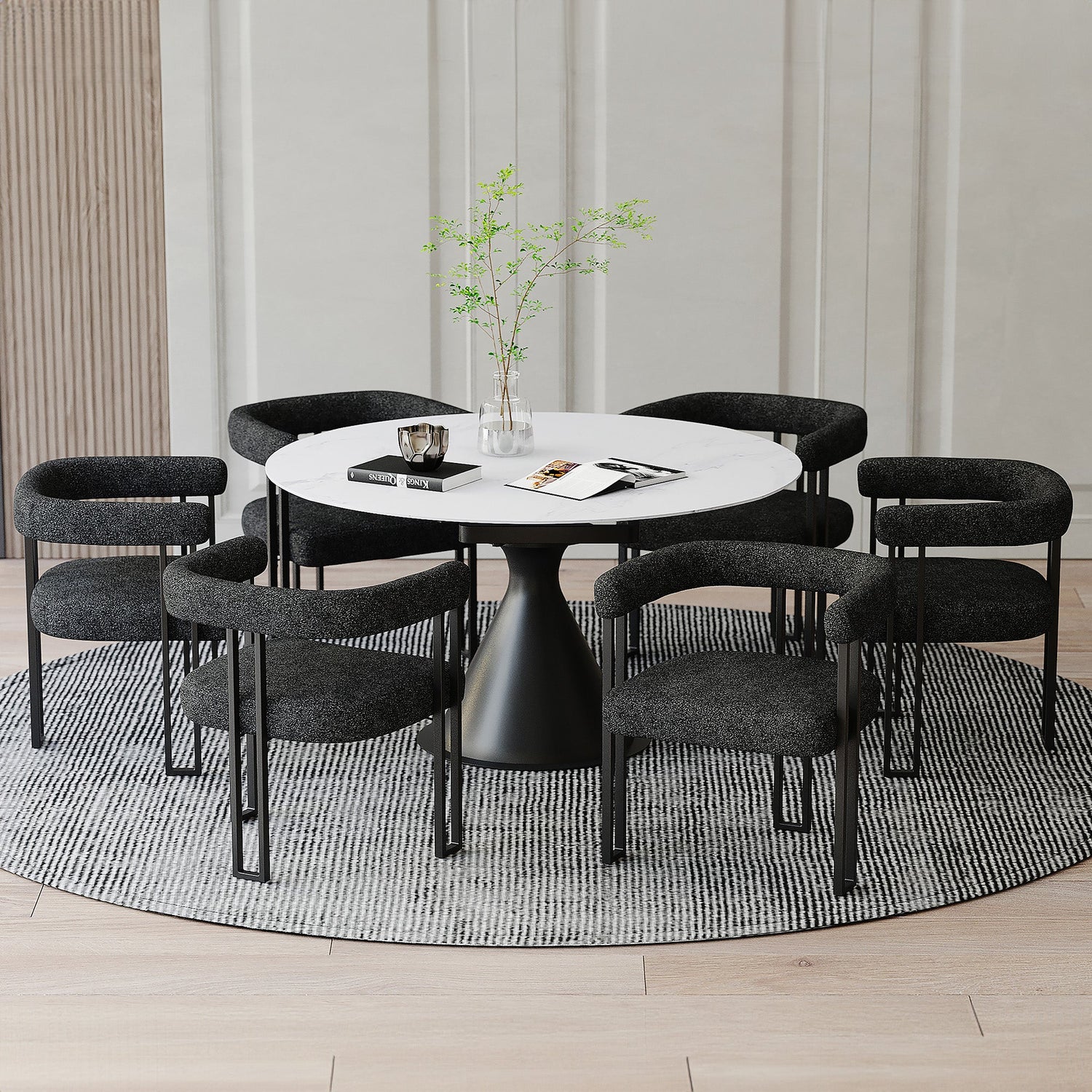 Round Kitchen Table and Chairs
