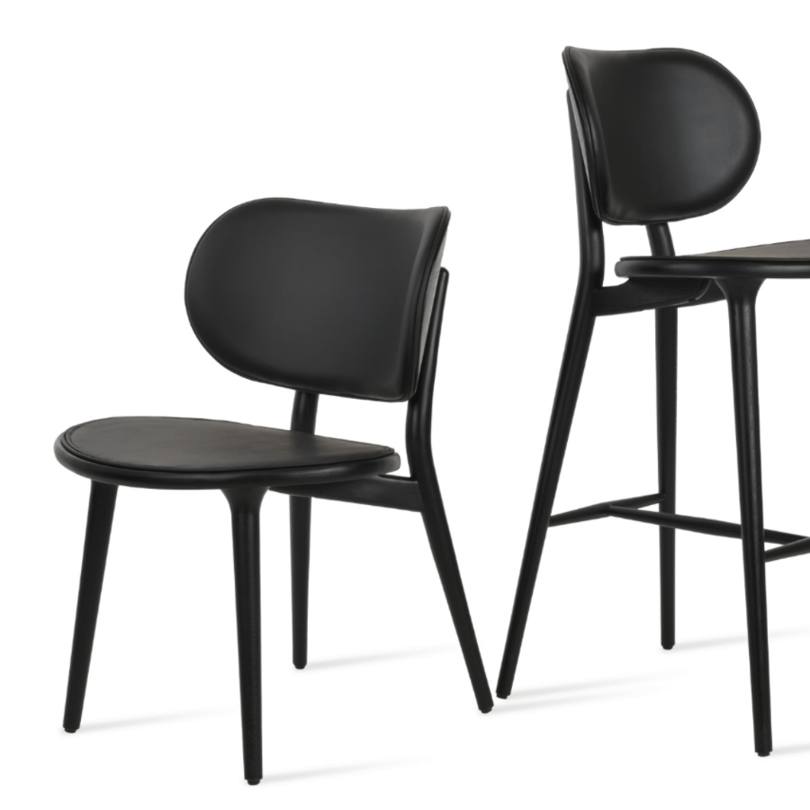 Aaron Black Wood Dining Chair - Your Bar Stools Canada