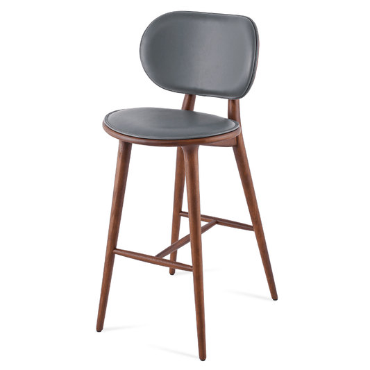 Aaron Dark Wood Bar Stools - Your Bar Stools Canada