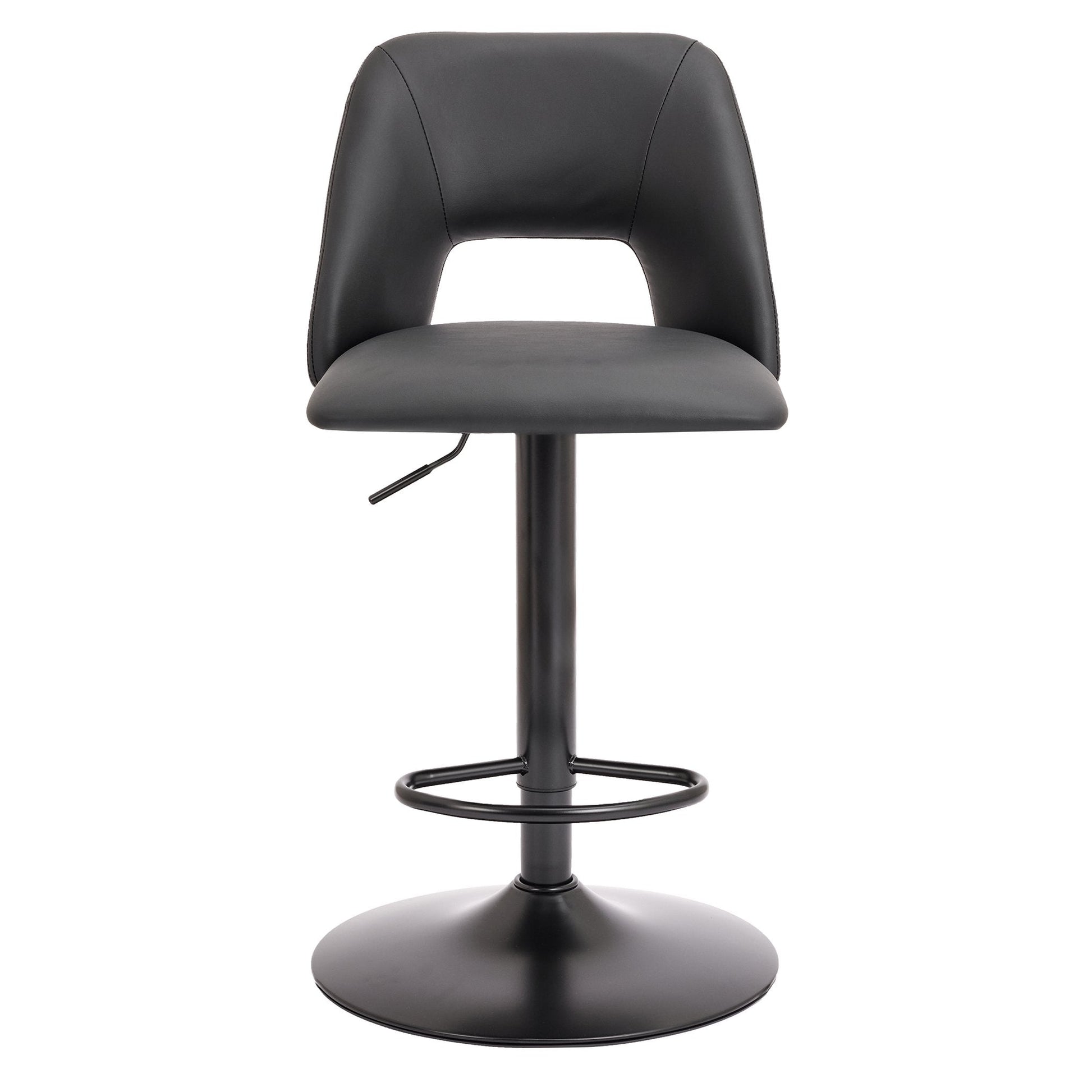 Adjustable Bar Stools Set of 2 | Adler Black - Your Bar Stools Canada