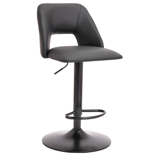 Adjustable Bar Stools Set of 2 | Adler Black - Your Bar Stools Canada