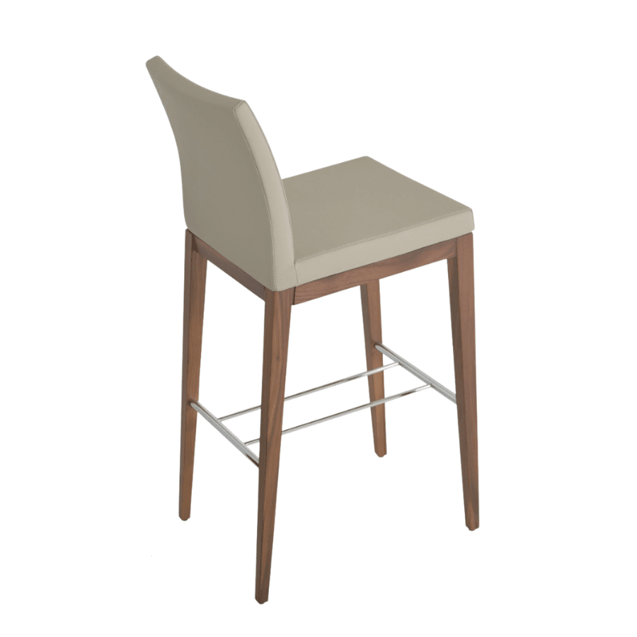 Aria Beige High Back Bar Stools - Your Bar Stools Canada