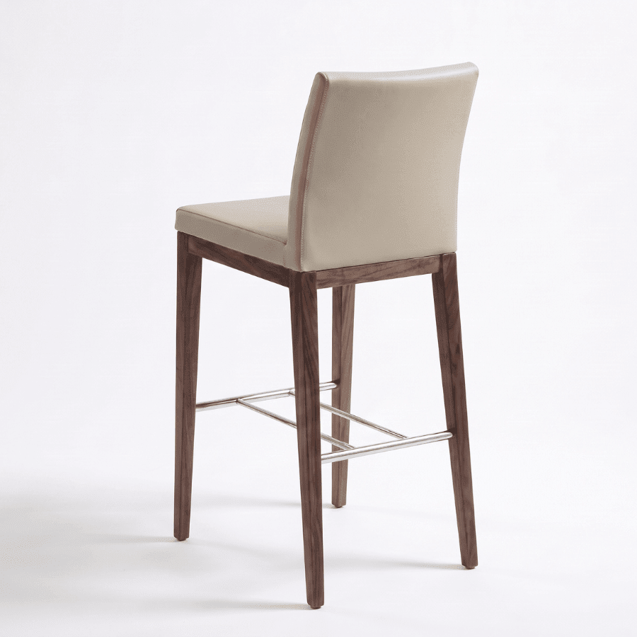 Aria Beige High Back Bar Stools - Your Bar Stools Canada