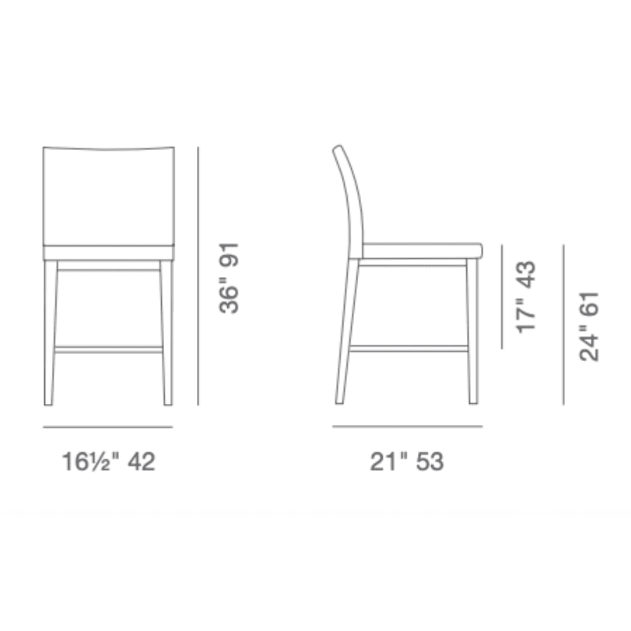 Aria Beige High Back Bar Stools - Your Bar Stools Canada