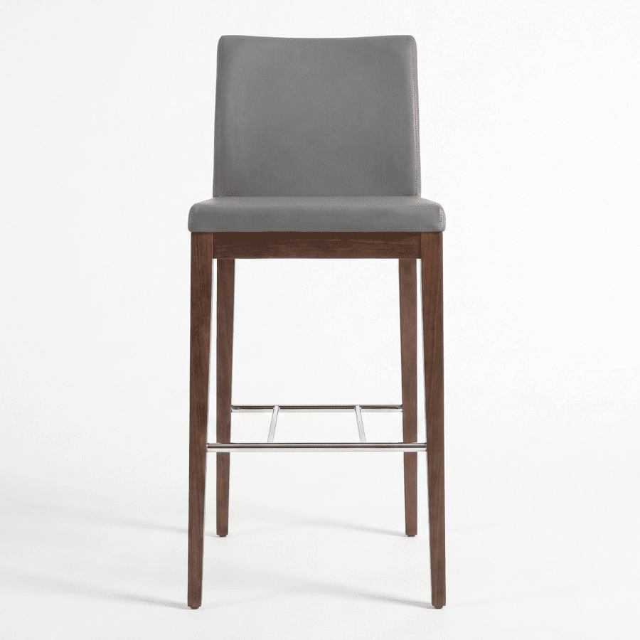 Aria Grey High Back Bar Stools - Your Bar Stools Canada