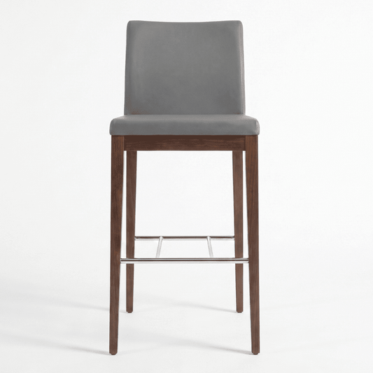 Aria Grey High Back Bar Stools - Your Bar Stools Canada