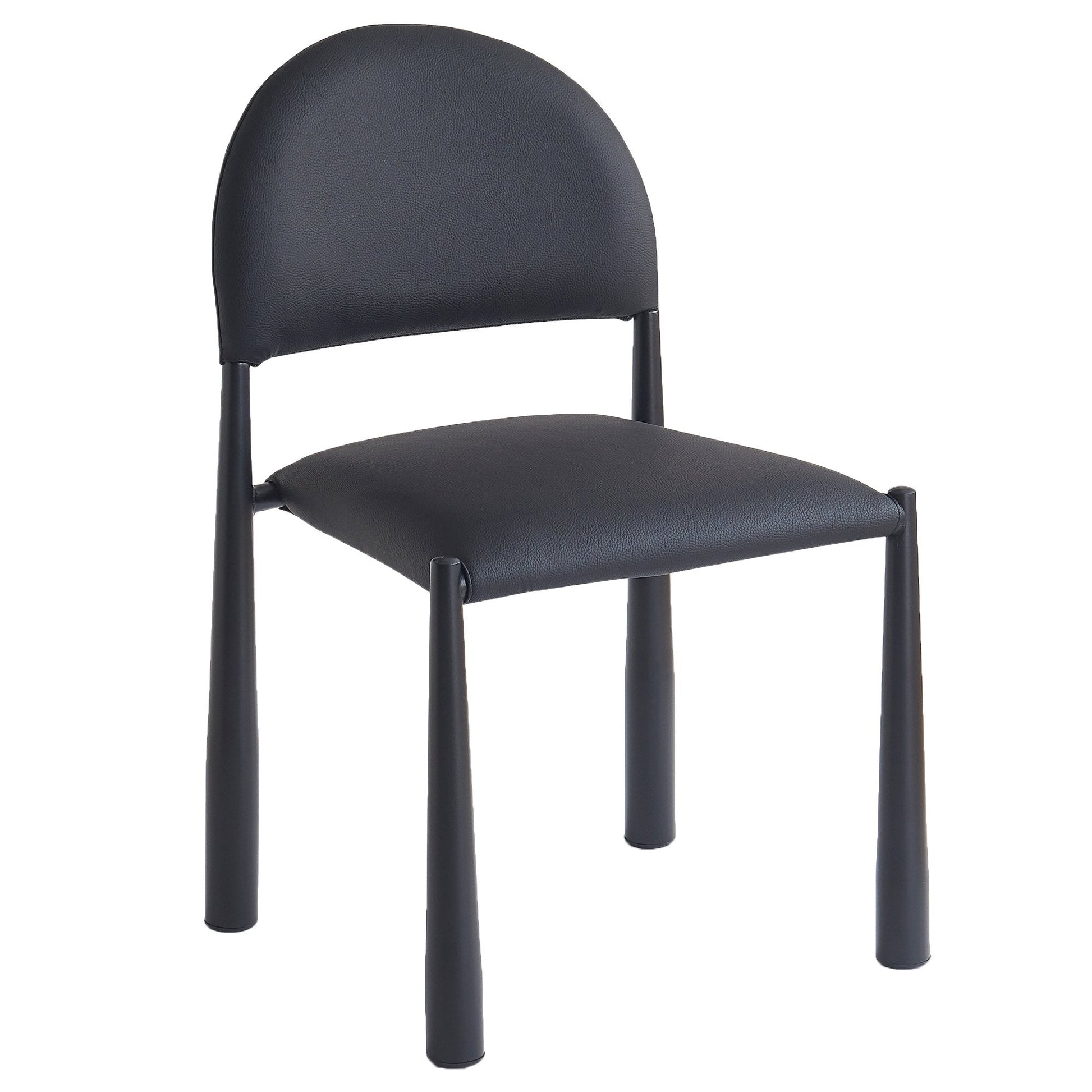 Auggie Black Dining Chairs Set of 4 | Black Base - Your Bar Stools Canada